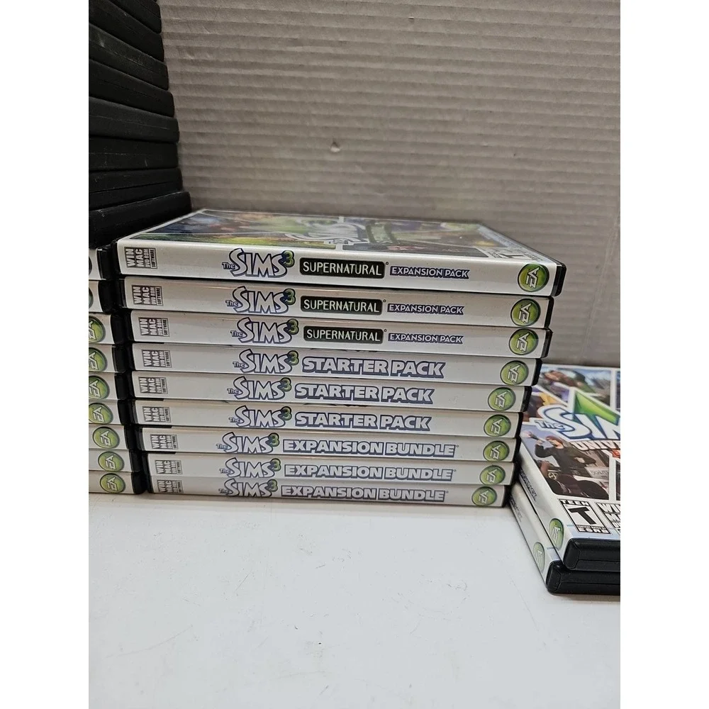 The Sims 3 PC Game Lot Seasons Late Night Stuff Dragon Valley Pets 28 Discs